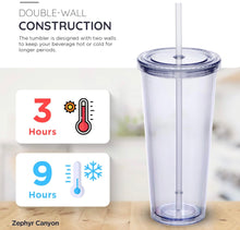 Load image into Gallery viewer, 24oz Acrylic Tumbler
