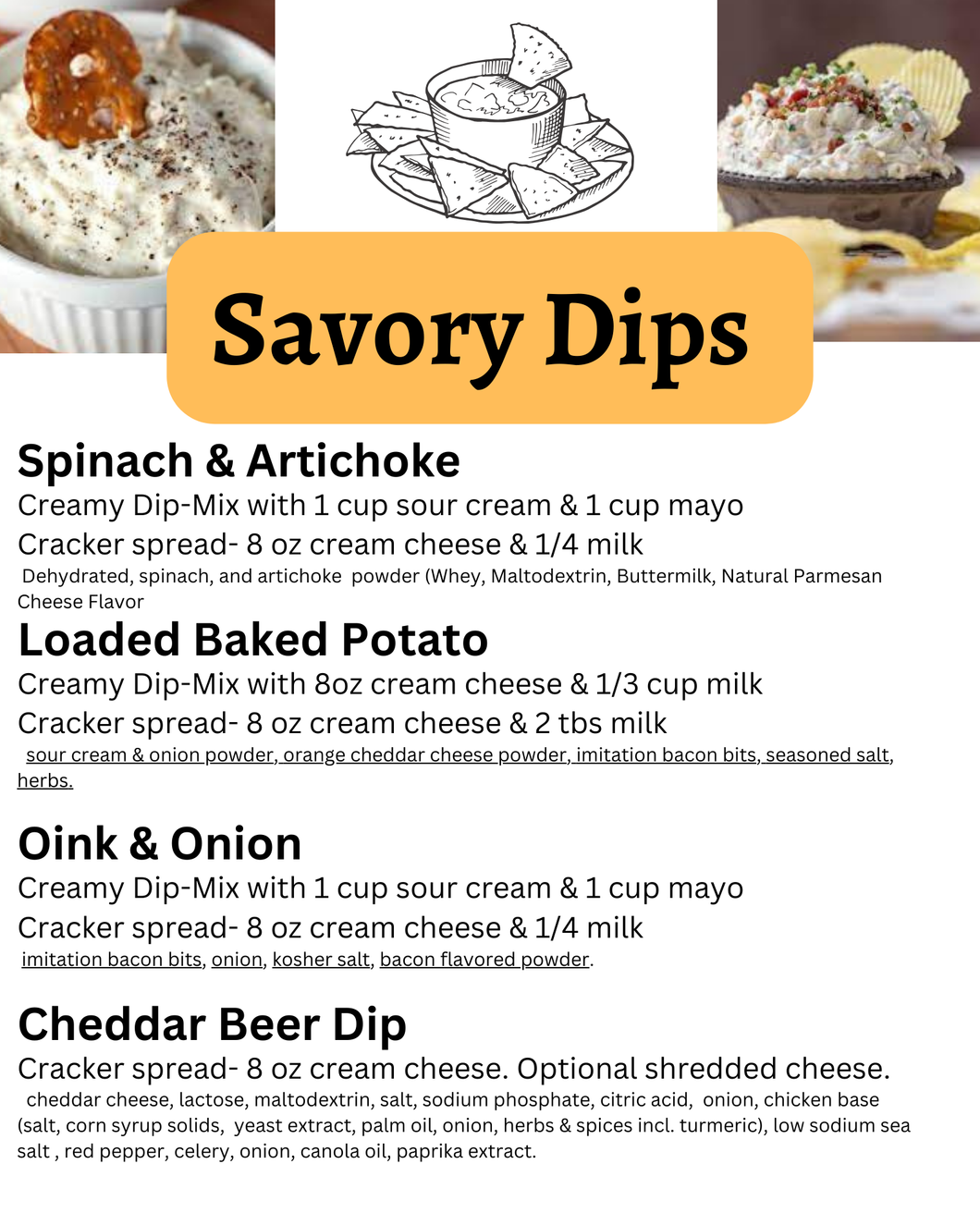 Savory Dips