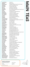 Load image into Gallery viewer, Loaded Teas Original 55 Menu
